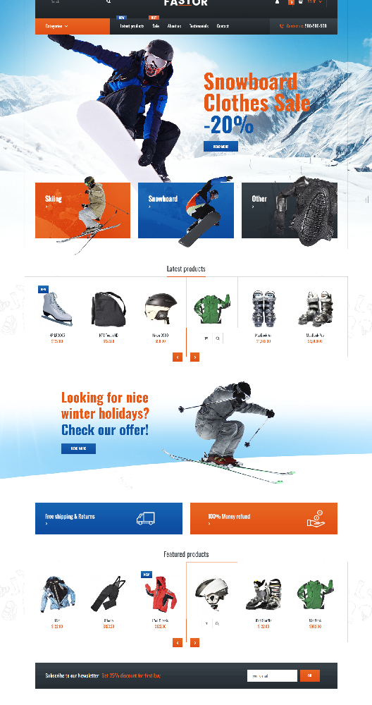 滑雪运动 滑雪用品 运动装备